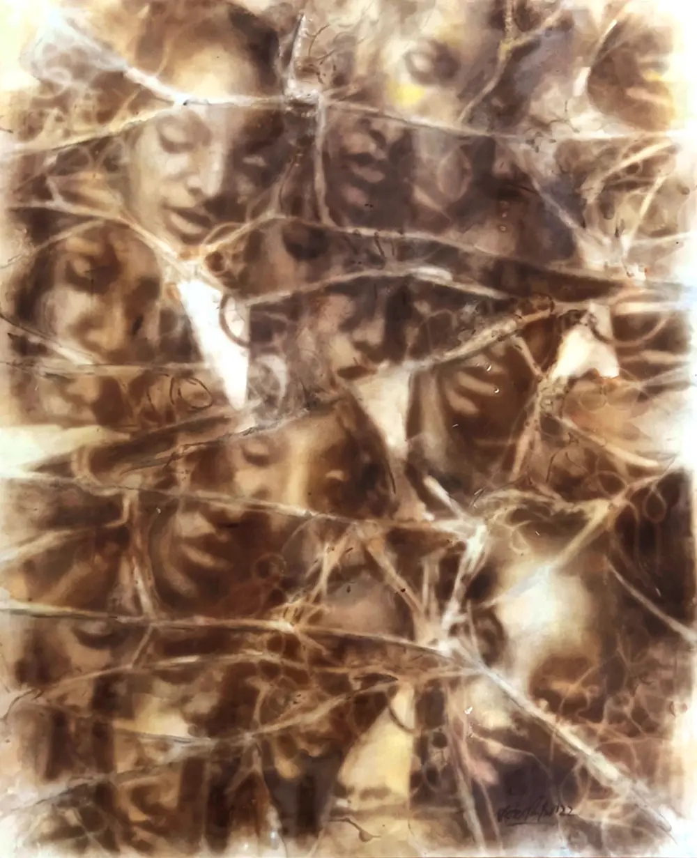 Architecture of Human Face — Paper Burn